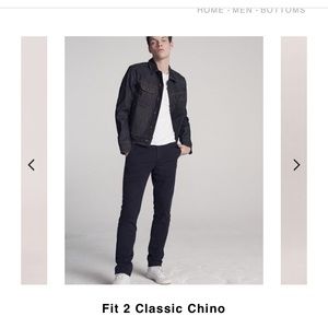 NWT Navy Rag + Bone Classic Chino Pant Size 30